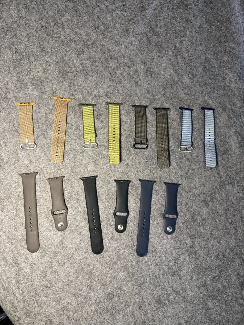 Apple Watch Band Lot of 7 Pairs Mixed Styles and Colors